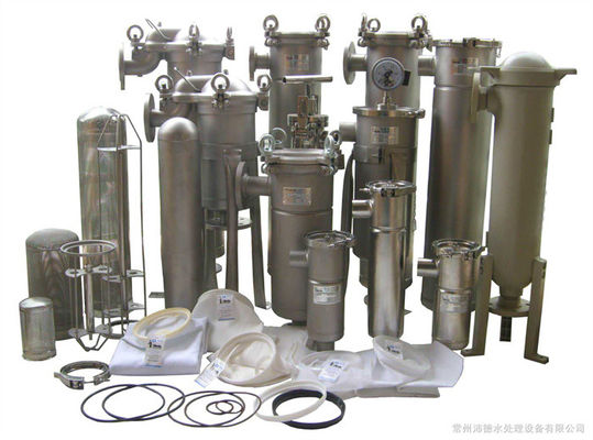 304 Paslanmaz Çelik Torba Filtre Muhafazası 25um Endüstri Filtrasyonu